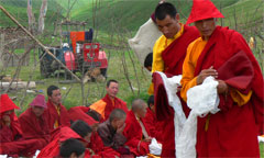 Rinpoche Giving To Nuns