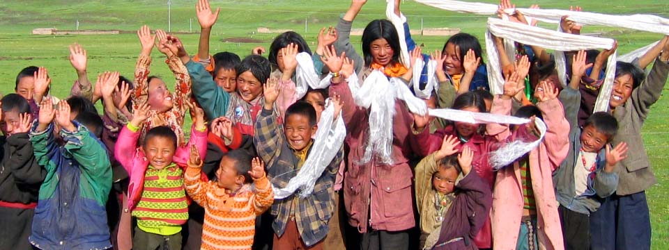 Children attending the Vista education programme